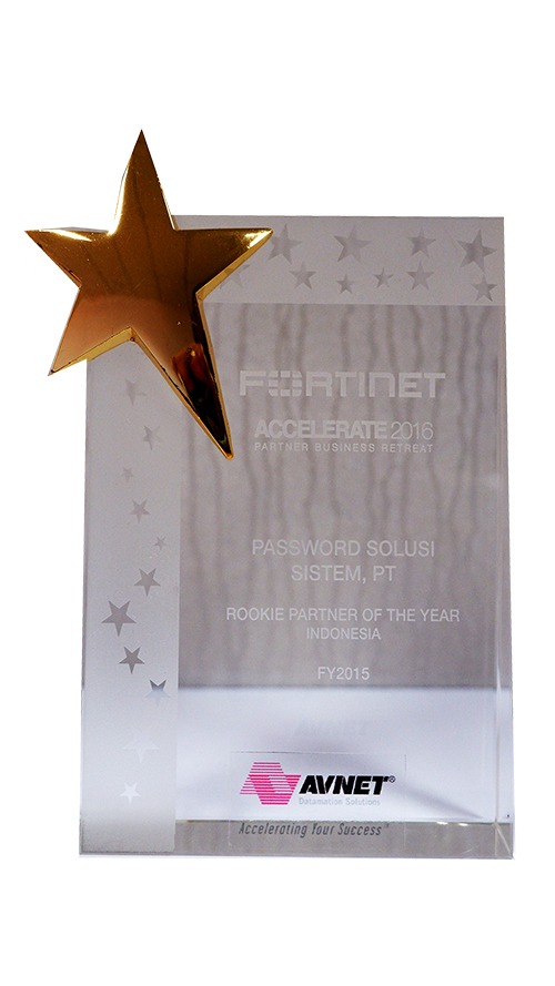 Fortinet Accelerate - Rookie Partner Of The Year Indonesia 2016 
