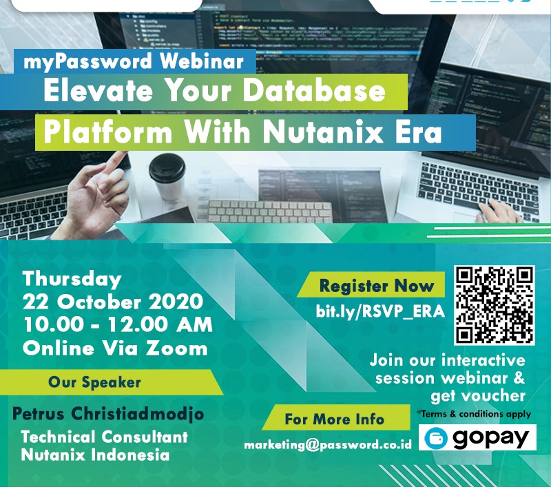 myPassword webinar "Elevate Your Database Platform With Nutanix Era."