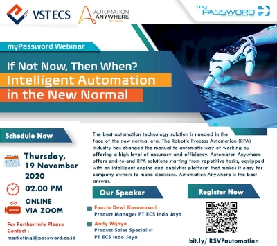 myPassword Webinar Automation Anywhere