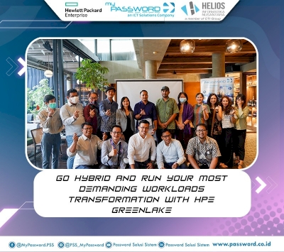 Go Hybrid and Run Your Most Demanding Workloads Transformation with HPE GreenLake.